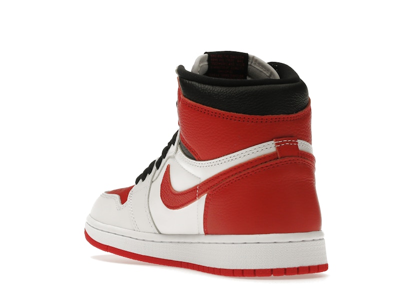 Air Jordan 1 Retro High OG Heritage - White/University Red-Black - 555088-161 - 24