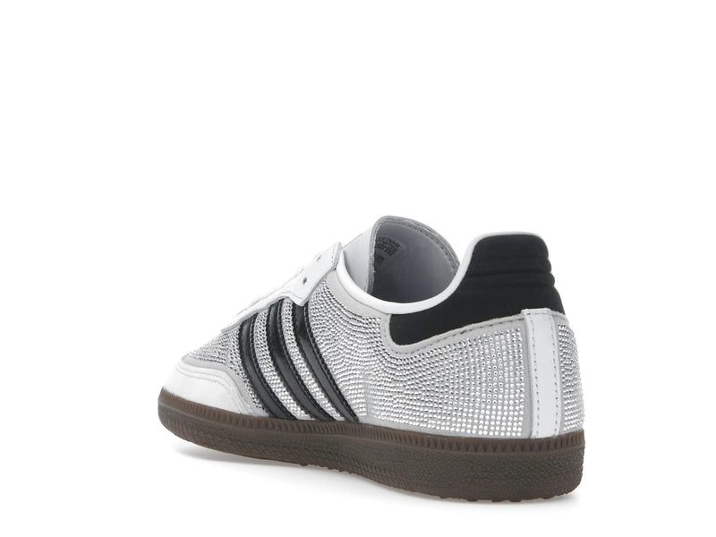 Adidas Samba OG Rhinestone Crystal White Silver - Crystal White/Crystal White/Silver Metallic - IH9055 - 24