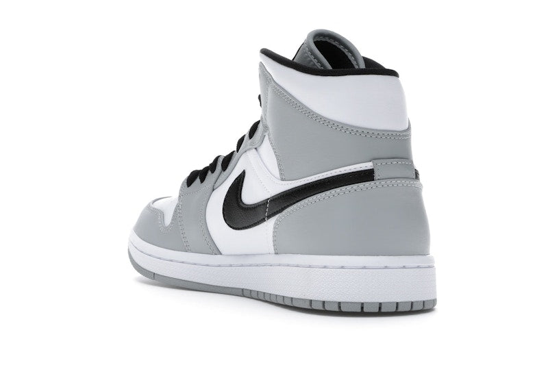 Air Jordan 1 Mid Light Smoke Grey - Light Smoke Grey/Black-White - 554724-092 - 24