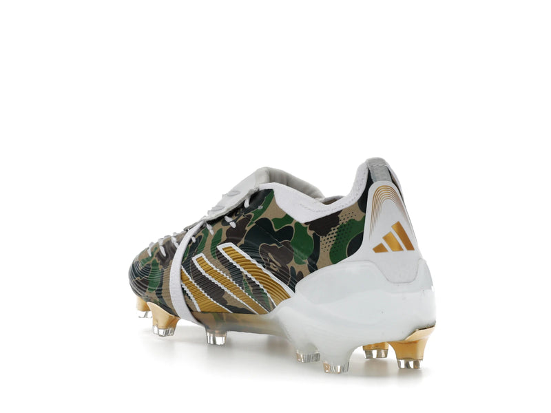 Adidas Predator Elite Foldover Tongue Fg Bape Green Camo - Hemp/Gold Metallic/White - JS3104 - 24