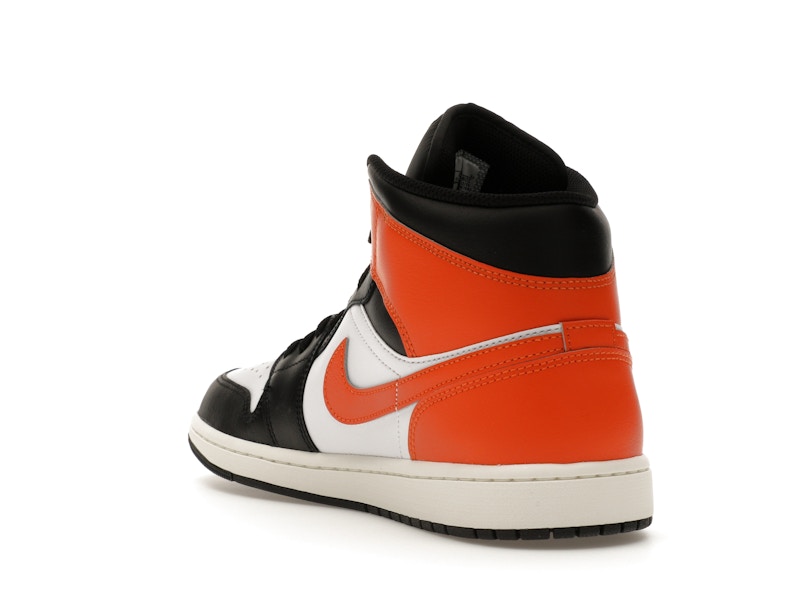Air Jordan 1 Mid Black Toe Starfish - Starfish/White/Sail/Black - DQ8426-801 - 24