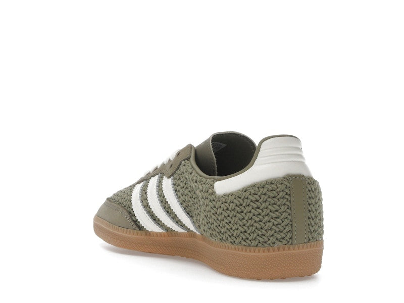 adidas Samba OG Crochet Pack Orbit Green (Women's) - Orbit Green/Cream White/Gum - JR9447 - 24