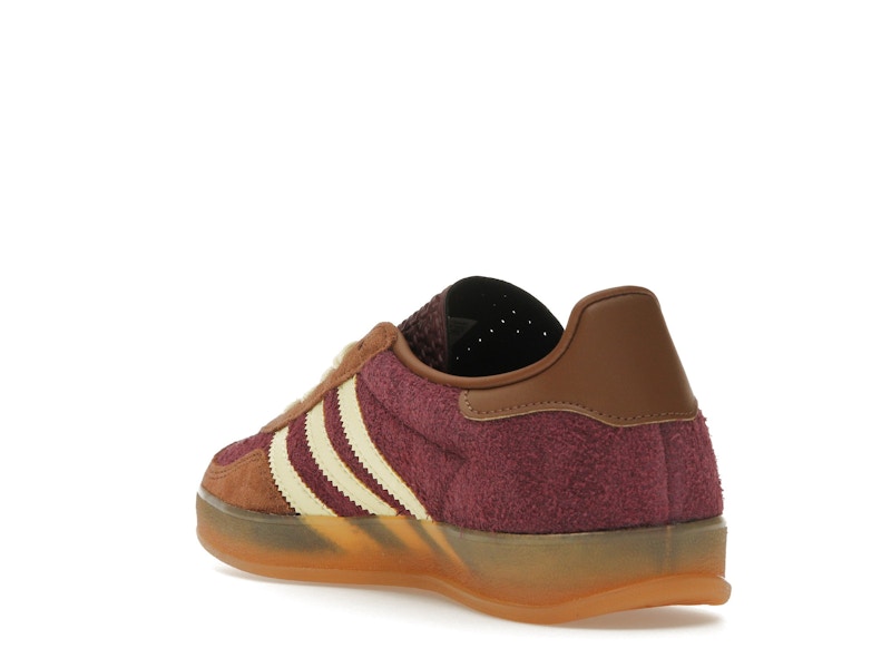 adidas Gazelle Indoor Maroon Almost Yellow - Maroon/Almost Yellow/Preloved Brown - JI0324 - 24