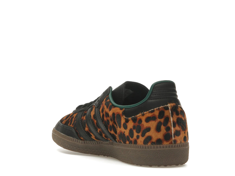 Adidas Samba OG Black Green Leopard - Core Black/Collegiate Green/Cream White - JI2735 - 24