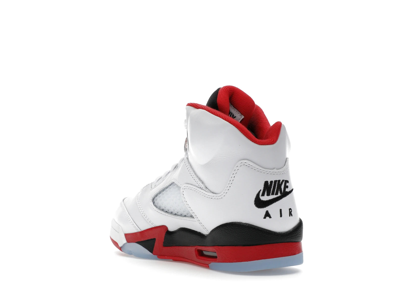 Air Jordan 5 Retro Fire Red Black Tongue (2025) (GS) - White/Fire Red/Black - HQ7980-101 - 24