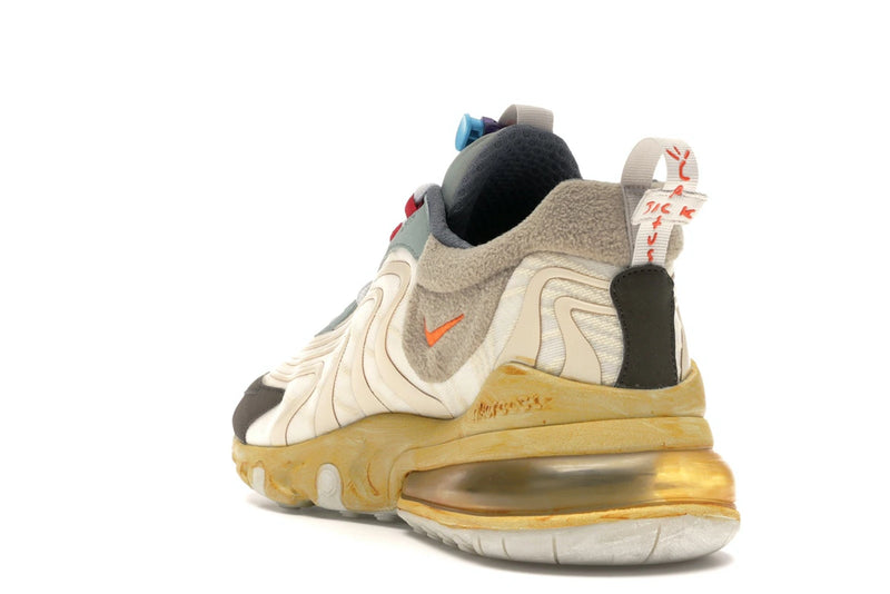 Nike Air Max 270 React Travis Scott - Light Cream/Dark Hazel-Mica Green-Starfish - CT2864-200 - 24