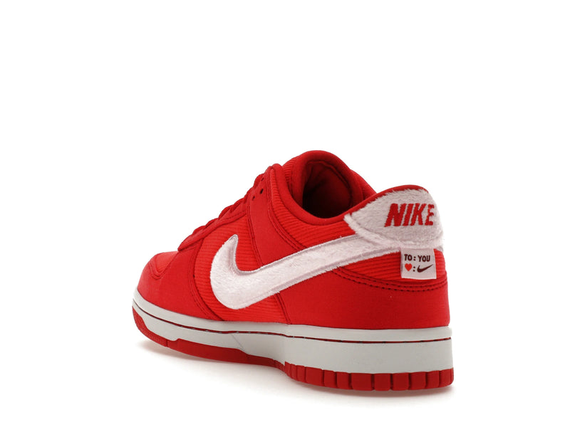 Nike Dunk Low Valentines Day (2024) (GS) - Fire Red/Pink Foam/Light Crimson/White/Team Red - FZ3548-612 - 24