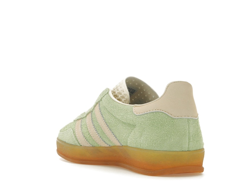 adidas Gazelle Indoor Semi Green Spark (Women's) - Semi Green Spark/Almost Yellow/Cream White - IE2948 - 24