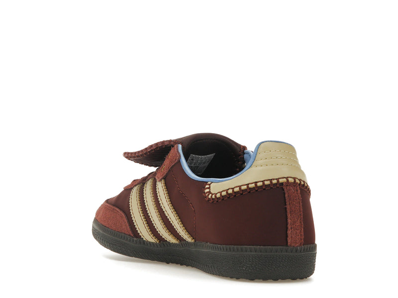 Adidas Samba Nylon Wales Bonner Fox Brown - Fox Brown/Sandy Beige/Lucky Blue - IE0579 - 24