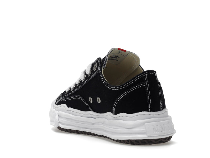 Maison Mihara Yasuhiro Hank basse en toile à semelle originale coloris noir - Black/White - A05FW702 - 24