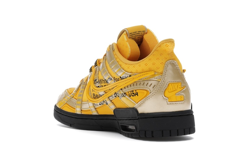 Nike Air Rubber Dunk Off White University Gold - view 24