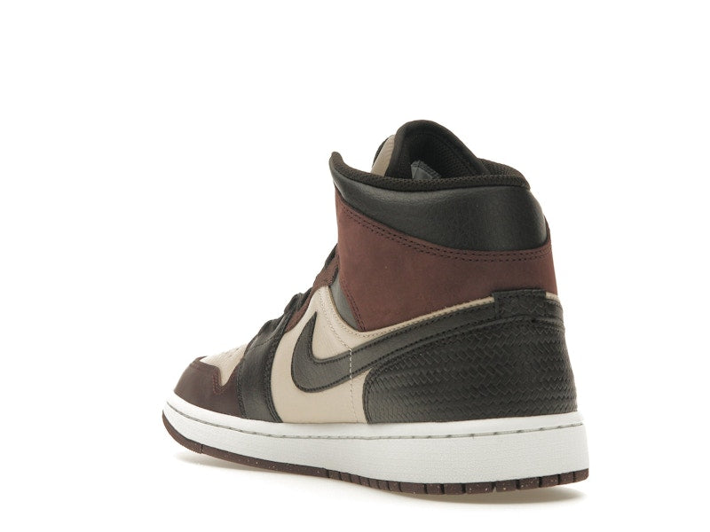 Air Jordan 1 Mid SE Paris Ymca - Velvet Brown/Earth/Sanddrift/Metallic Gold/Summit White - FZ4359-200 - 24