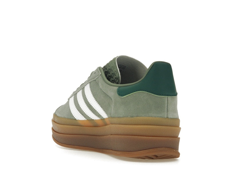 adidas Gazelle Bold Silver Green Gum (Womens) - Silver Green/Cloud White/Collegiate Green - ID6998 - 24