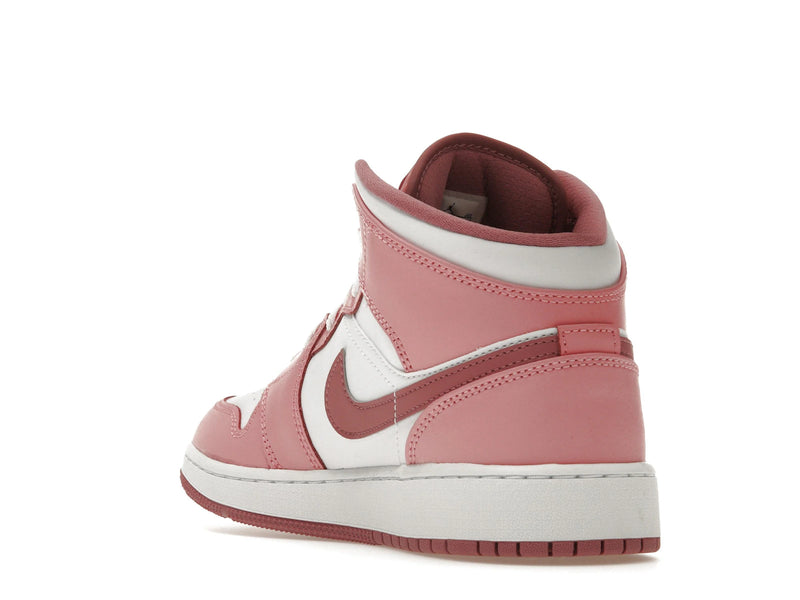 Air Jordan 1 Mid Valentines Day (2023) (GS) - Coral Chalk/Desert Berry/White - DQ8423-616 - 24