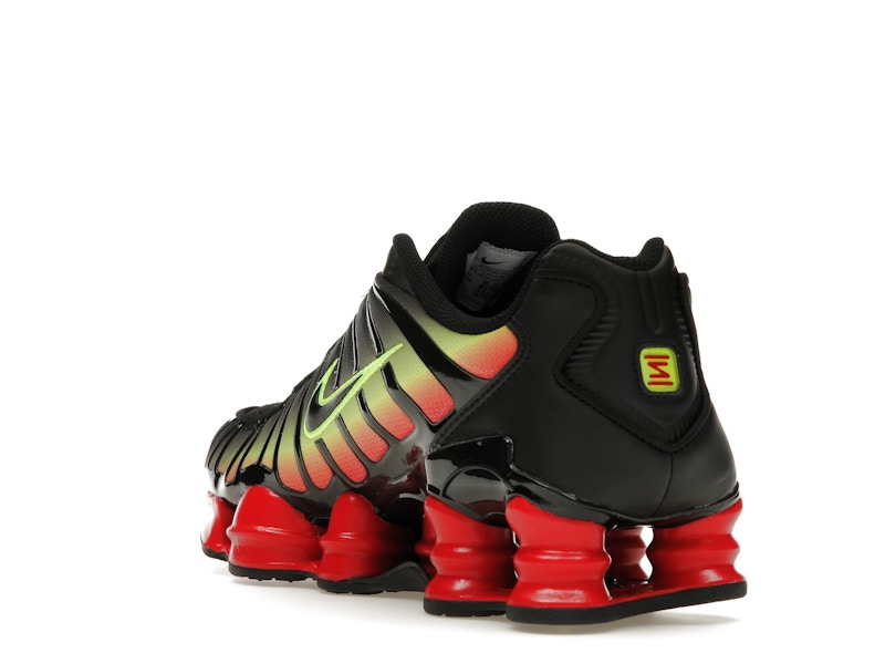 Nike Shox Tl Volt Fire Red - Black/Volt/Fire Red/Black - HJ9609-001 - 24