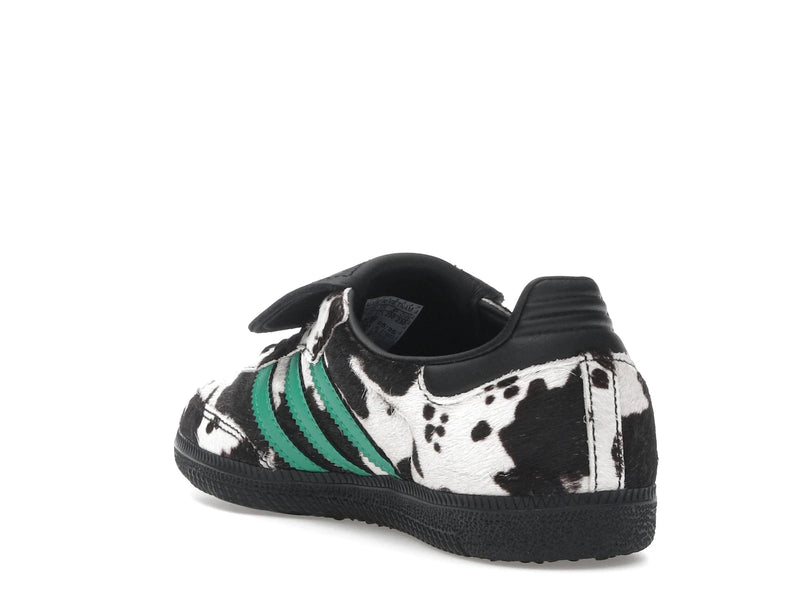 Adidas Samba Lt Cow Print Black White - Black/White/Collegiate Green - JS3930 - 24