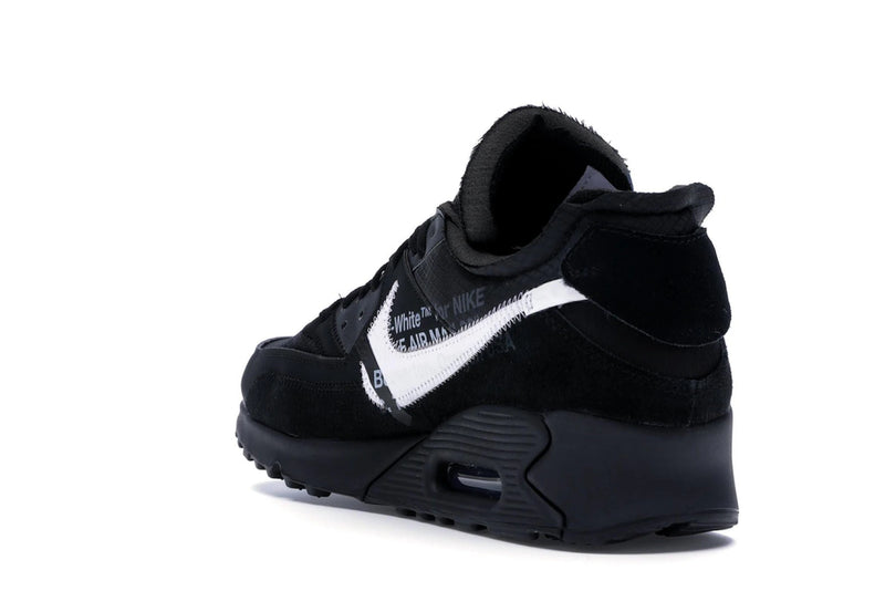 Nike Air Max 90 Off White Black - Black/Black-Cone-White - AA7293-001 - 24
