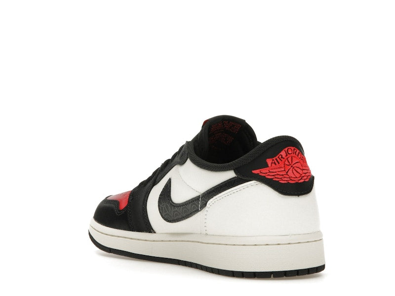 Air Jordan 1 Retro Low OG Psg Paris Saint Germain - Sail/Off Noir-Infrared 23-Pink Oxford - HF8828-100 - 24