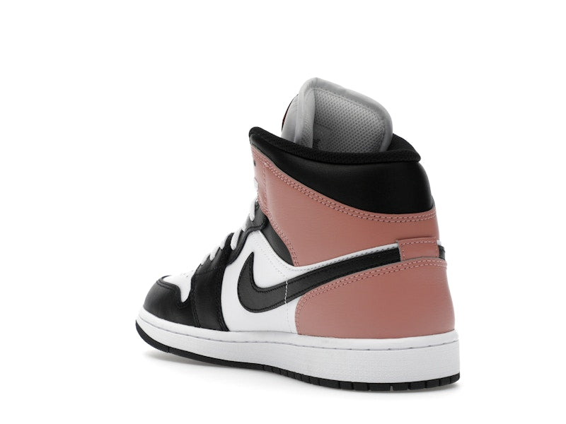 Air Jordan 1 Mid White Rust Pink Black - White/Rust Pink/Black - DQ8426-100 - 24