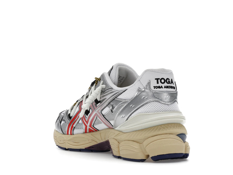 Asics Gel Cumulus 16 Toga White Red Pure Silver - White/Red/Pure Silver - 1203B115-100 - 24