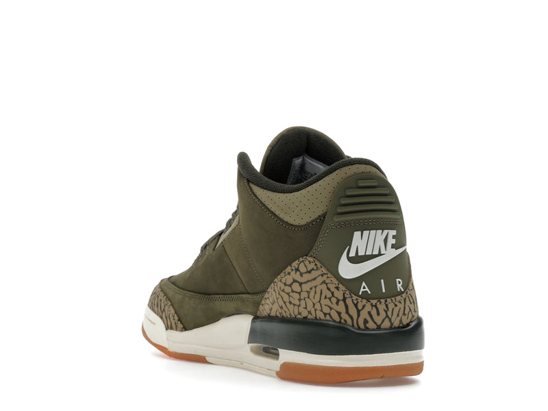 Air Jordan 3 Retro Family Affair (GS) - Medium Olive/Sequoia/Neutral Olive/Sail/Total Crimson - DM0967-202 - 24