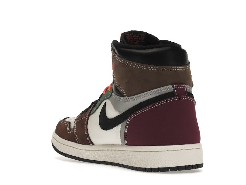 Air Jordan 1 Retro High OG Hand Crafted - Black/Archaeo Brown-Dark Chocolate - DH3097-001 - 24