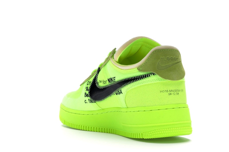 Nike Air Force 1 Low Off White Volt - vista 24