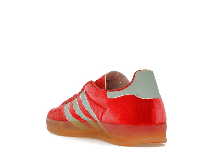 adidas Gazelle Indoor Better Scarlet Hazy Green (Women's) - Better Scarlet/Hazy Green/Gum - IG6786 - 24