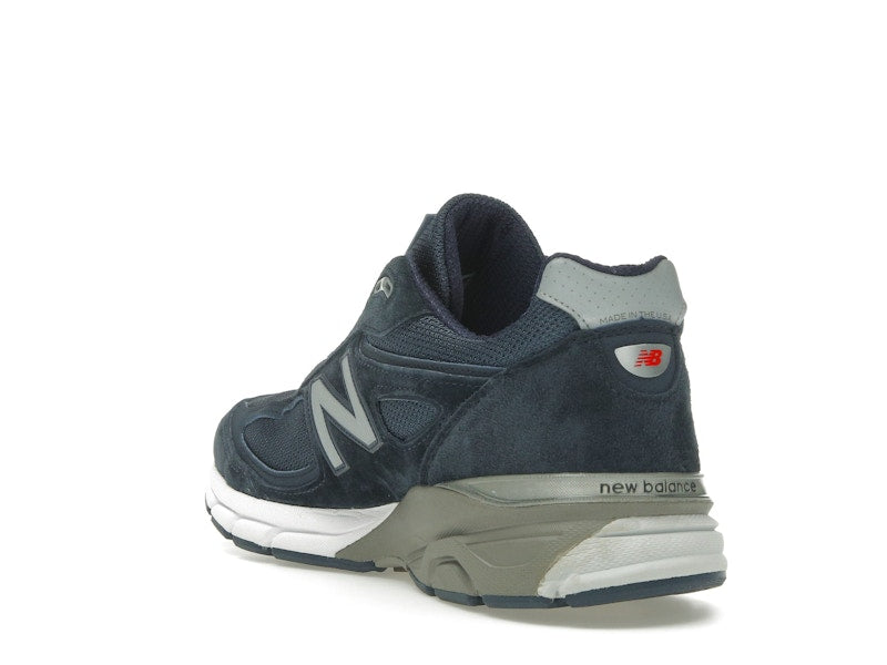 New Balance 990v4 MiUSA Navy - Navy/Silver - U990NV4 - 24