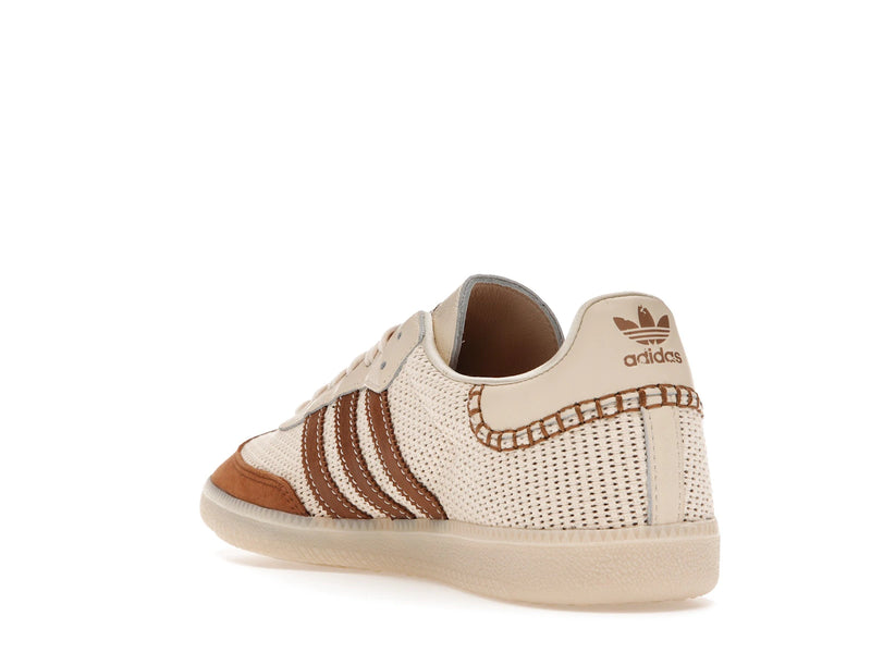 Adidas Samba Wales Bonner Cream White - Cream White/Brown/Cream White - FX7720 - 24