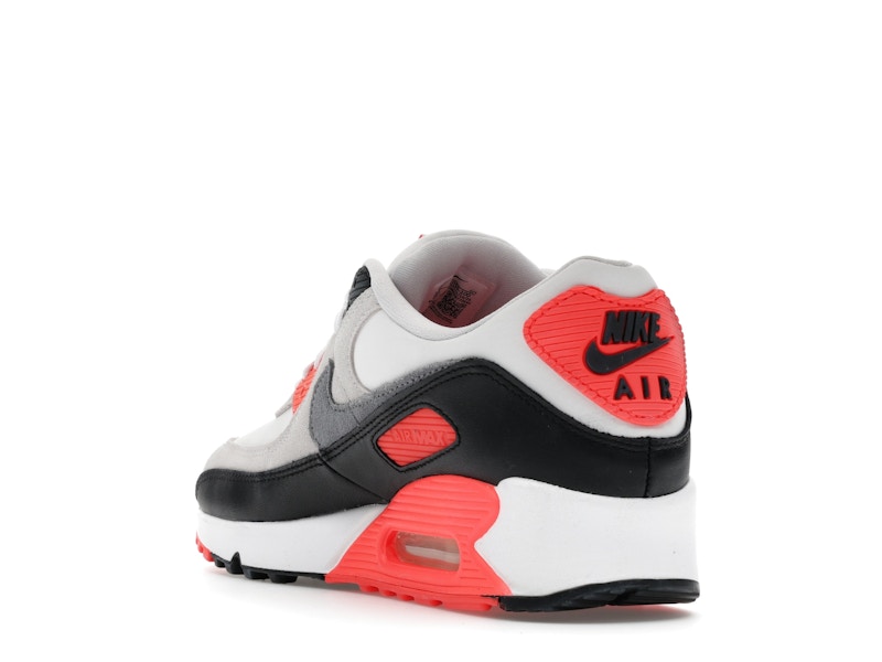 Nike Air Max 90 Infrared 2026 Iu1055 100 - White/Cement Grey/Infrared/Black - IU1055-100 - 25
