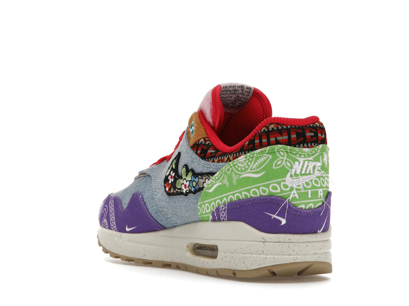 Nike Air Max 1 SP Concepts Denim Paisley - Wild Violet/Multi-Color-Sail - (Special Box) DN1803-500 - 24