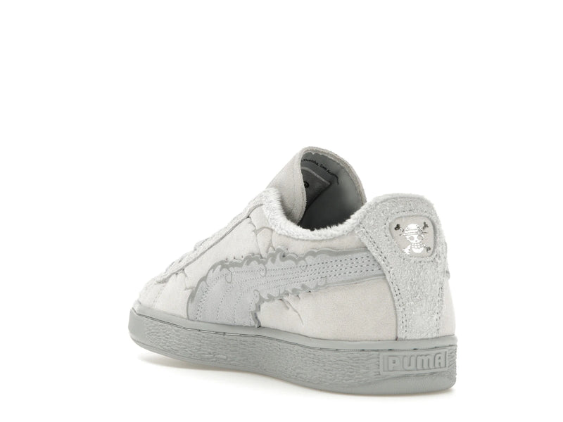 Puma Suede One Piece White - Feather Grey/Platinum Grey - 396524-01 - 24