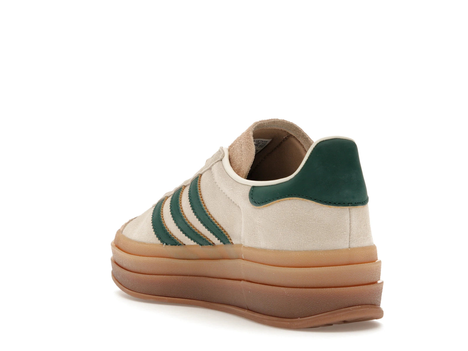 Adidas Gazelle Bold Magic Beige Collegiate Green - Cream White/Collegiate Green/Magic Beige - ID7056 - 24