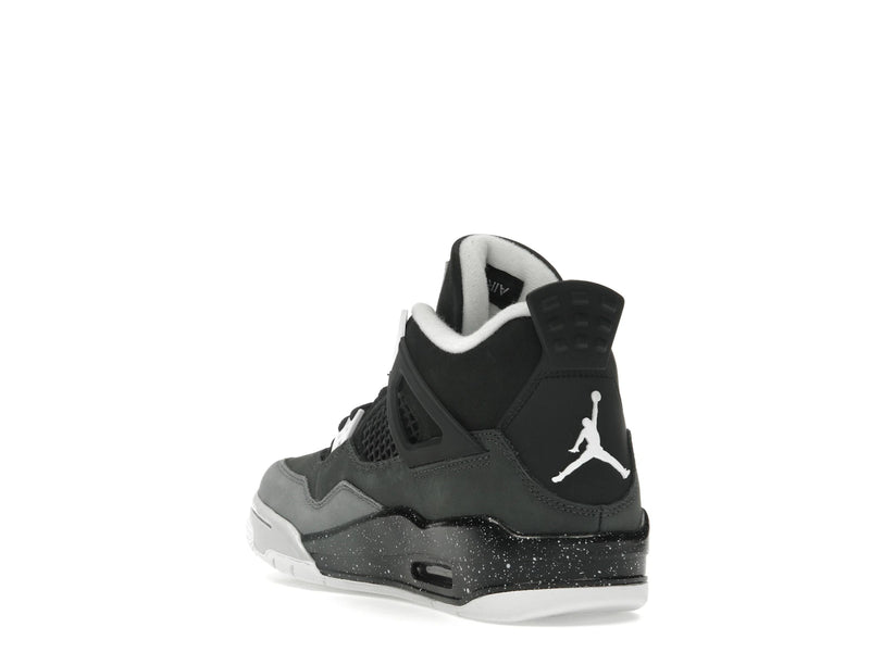 Air Jordan 4 Retro Fear (2024) (GS) - Black/White/Anthracite/Black/Pure Platinum - FQ8213-002 - 24