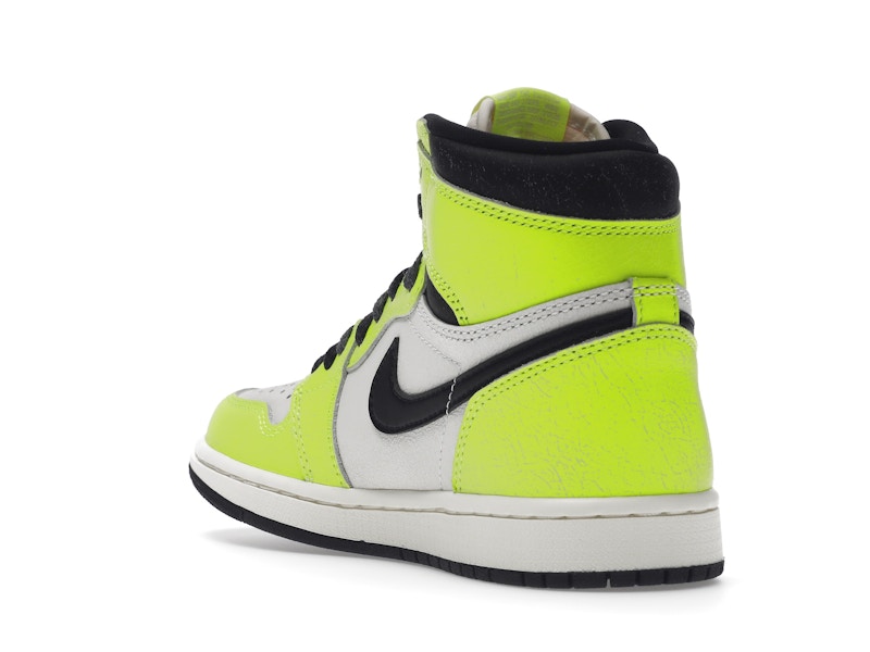 Air Jordan 1 Retro High OG Visionaire - Volt/Black/Sail - 555088-702 - 24