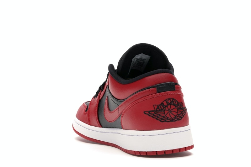 Air Jordan 1 Low Reverse Bred - Gym Red/Black-Gym Red-White - 553558-606 - 25