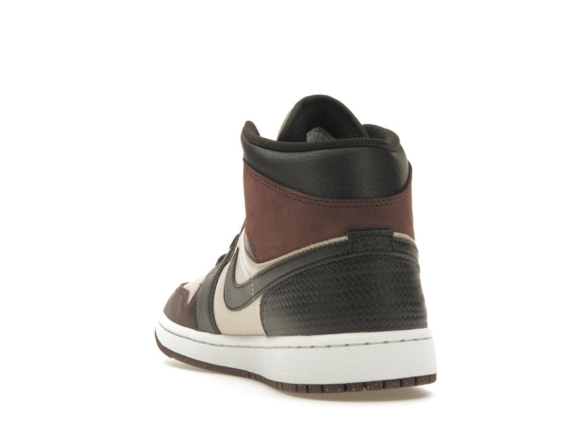 Air Jordan 1 Mid SE Paris Ymca - Velvet Brown/Earth/Sanddrift/Metallic Gold/Summit White - FZ4359-200 - 25