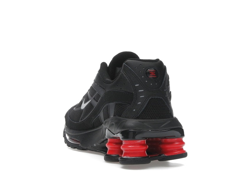 Nike Shox Ride 2 Black University Red - Black/Metallic Medium Ash/University Red/Medium Ash - II7635-001 - 25