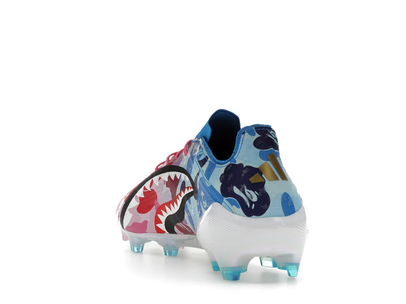 Adidas F50 Elite Fg Bape Multi Camo - Clear Pink/Cloud White/Icey Blue - JS0573 - 25