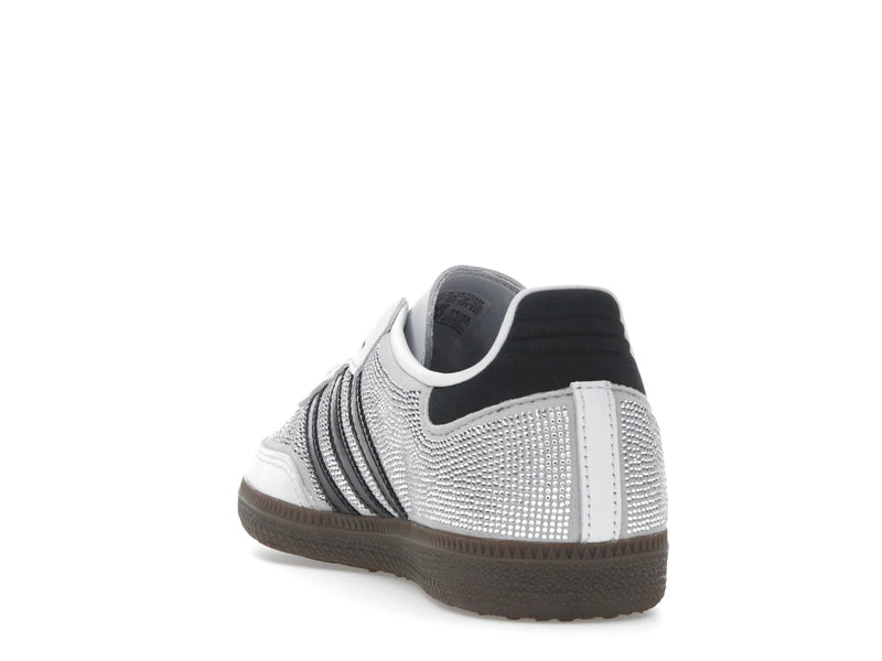 Adidas Samba OG Rhinestone Crystal White Silver - Crystal White/Crystal White/Silver Metallic - IH9055 - 25