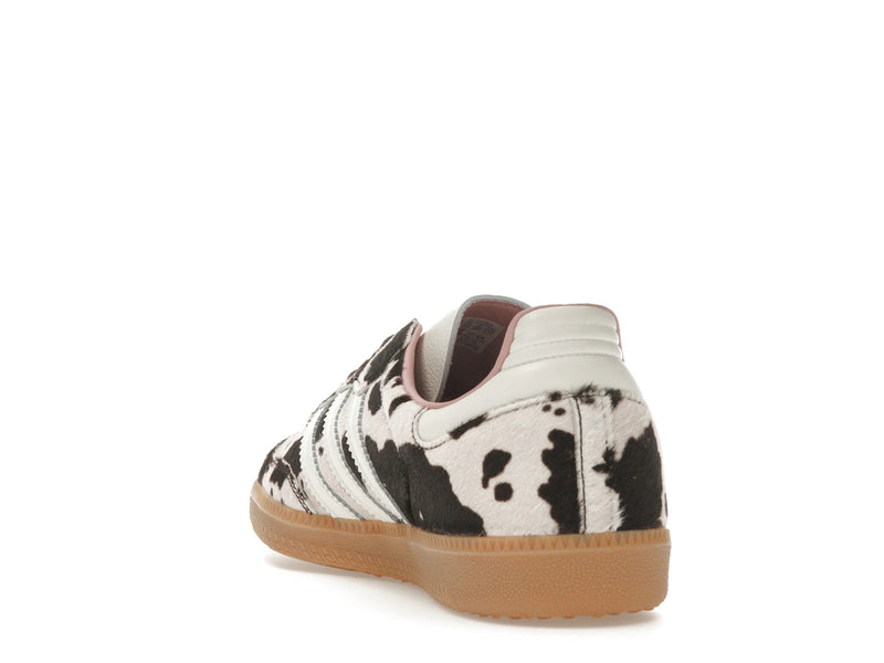Adidas Samba OG Cow Print Womens - Dark Brown/Off White/Gum 3 - JR1256 - 25