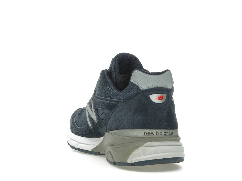 New Balance 990v4 MiUSA Navy - Navy/Silver - U990NV4 - 25