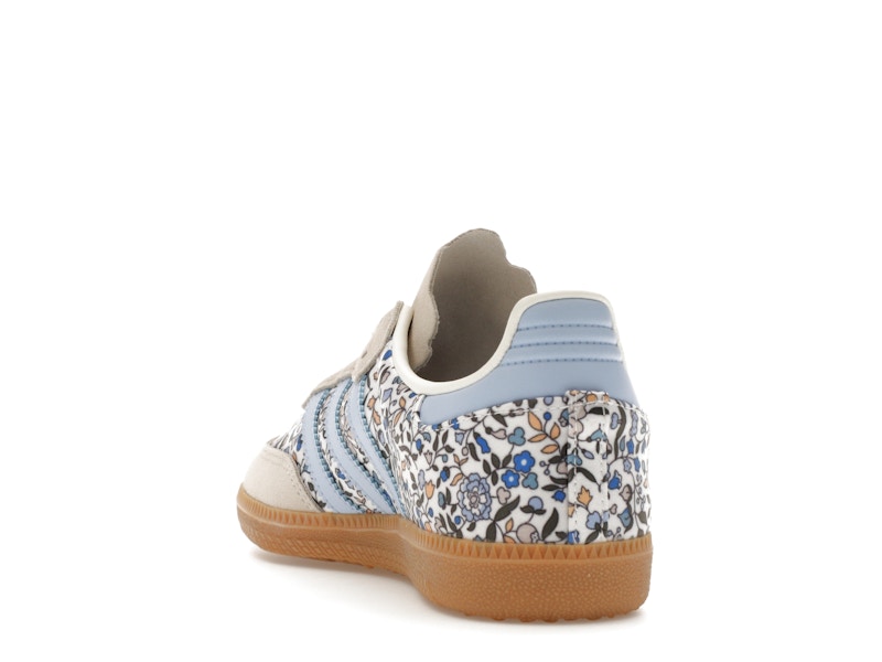 adidas Samba OG Liberty London Blue Floral (GS) - Blue/Off White/Gum - JP8080 - 25