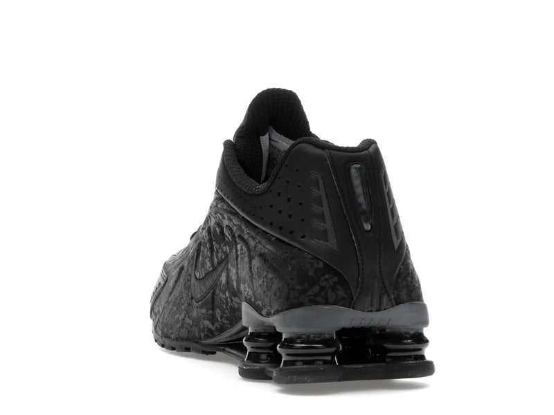 Nike Shox R4 Black Floral - Black/Dark Smoke Grey - HV0934-002 - 25
