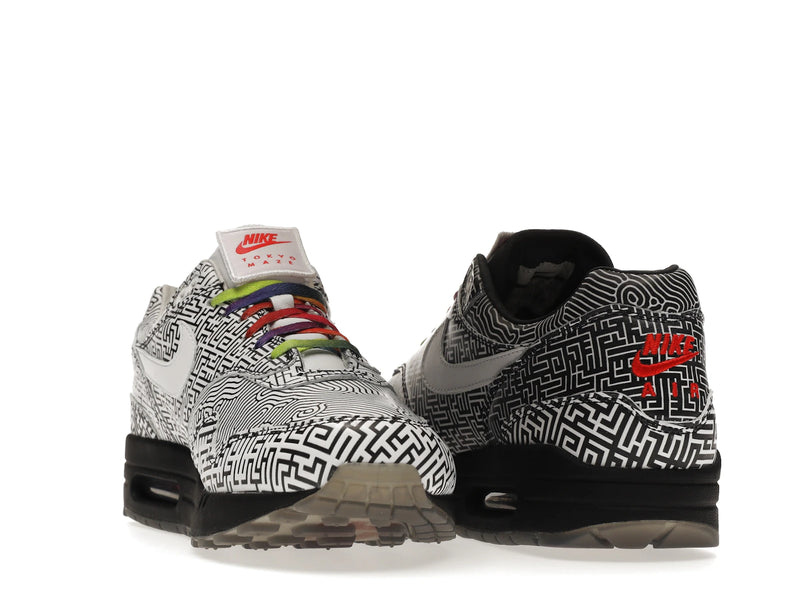 Nike Air Max 1 Tokyo Maze - White/Black-Multi-Color - CI1505-001 - 25