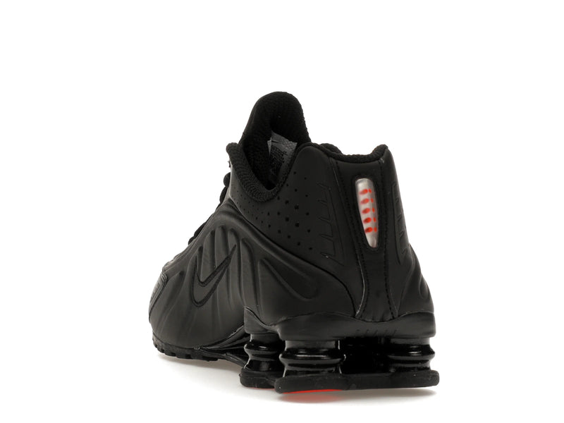Nike Shox R4 Black (W) - Black/Black-Max Orange - AR3565-004 - 25