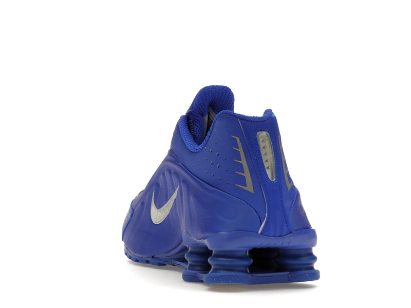 Nike Shox R4 Racer Blue Metallic Silver - Racer Blue/Metallic Silver-Phantom - HJ7303-445 - 25
