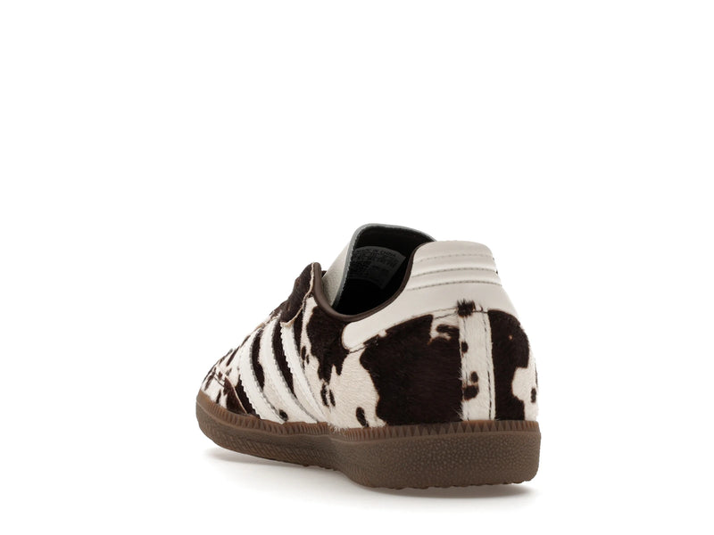 Adidas Samba OG Cow Print Dark Brown White - Dark Brown/Cloud White/Gum - KK2238 - 25