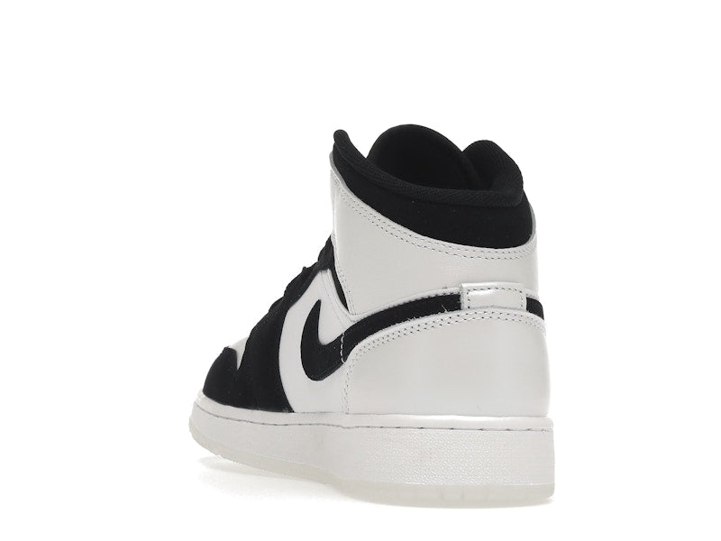 Air Jordan 1 Mid Diamond Shorts (GS) - White/Multi-Color/Black - DN4321-100 - 25